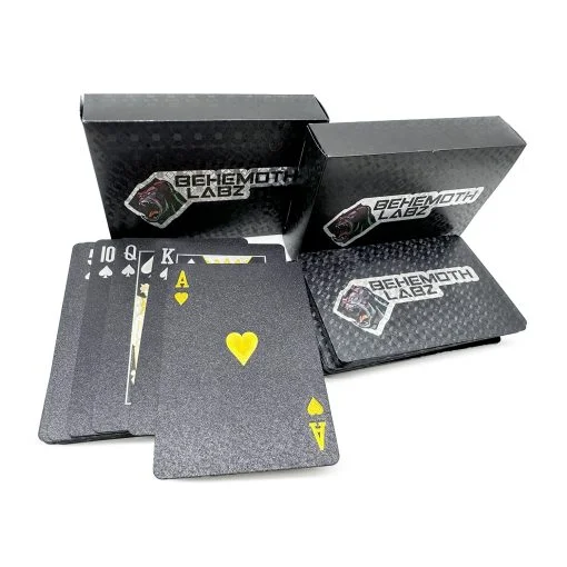 Black Foil Waterproof Playing Cards Black Foil Waterproof Playing Cards