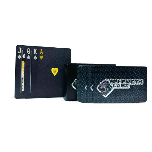 Black Foil Waterproof Playing Cards Black Foil Waterproof Playing Cards