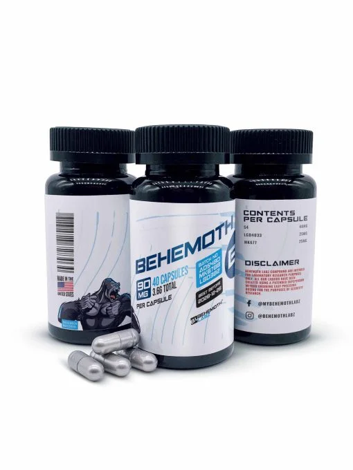 Behemoth Capsules (Andarine S4 + LGD-4033 + MK-677)