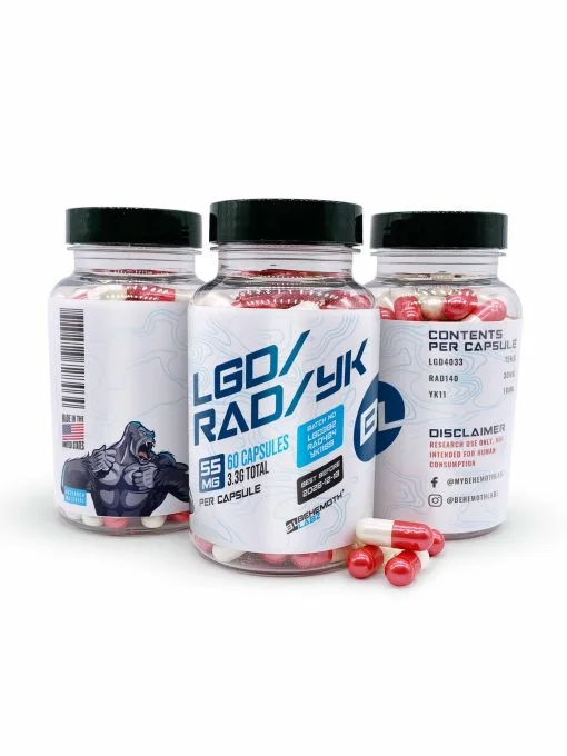 LGD4033 + RAD140 + YK11 Capsules